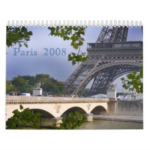 Paris  2008 calendar