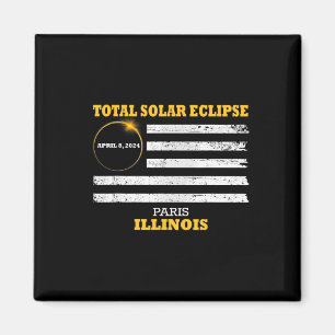 Paris 2024 Solar Eclipse 2024 040824 Eclipse  Magnet