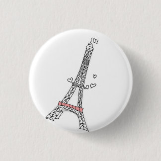 Paris 3 Cm Round Badge