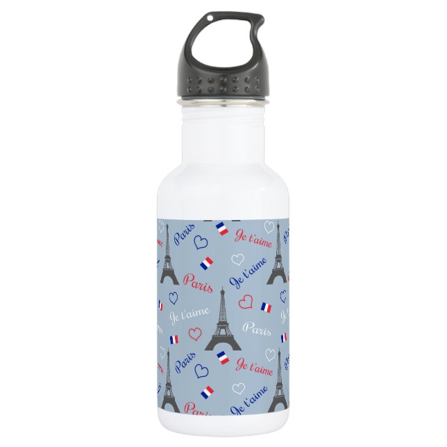 Paris 532 Ml Water Bottle (Front)