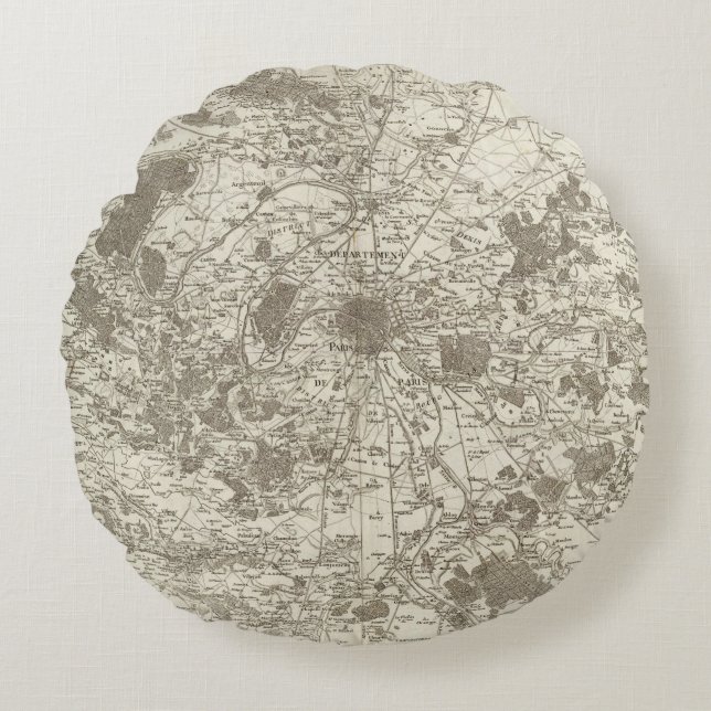 Paris 5 round cushion (Front)