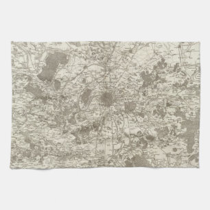 Paris 5 tea towel