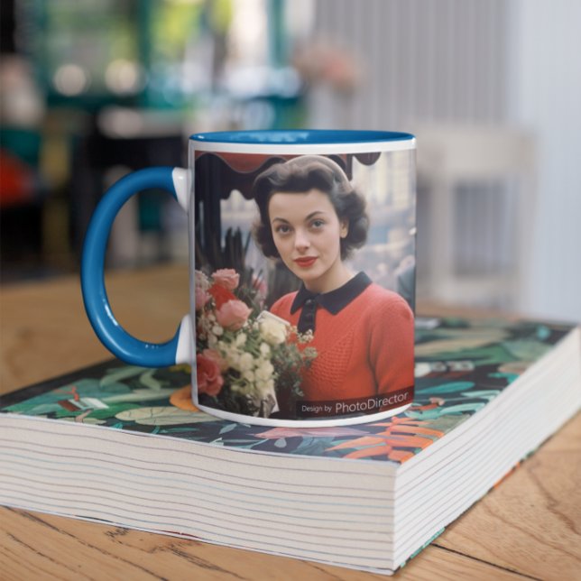 Paris 60s Flower Lady 5 Coffee Mug (Paris 60s Flower Lady 5 Coffee Mug
)