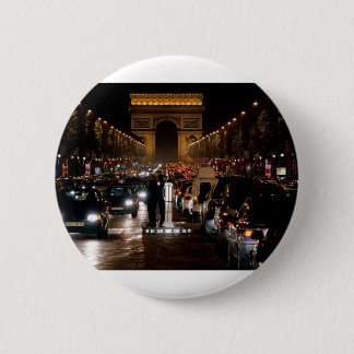 Paris 6 Cm Round Badge