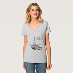 Paris, add the text T-Shirt
