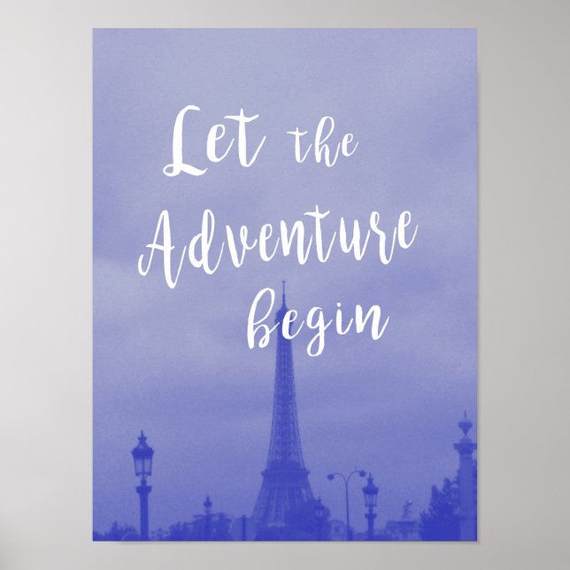 Paris Adventure Poster (Front)