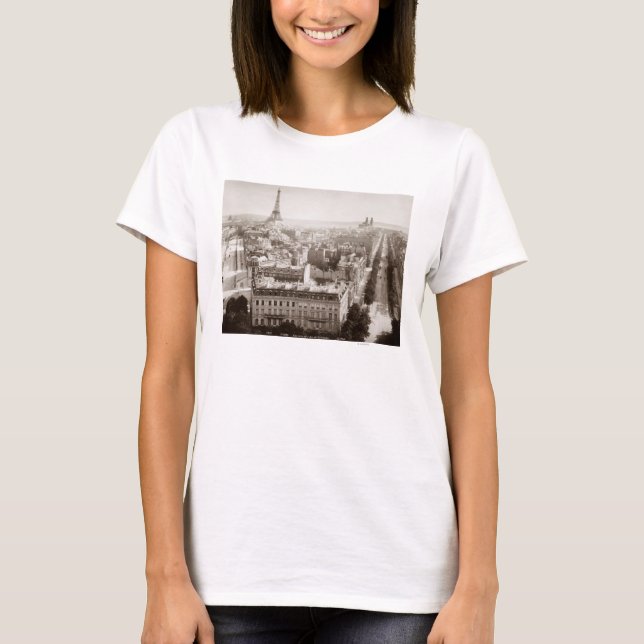 Paris: Aerial View, 1900 T-Shirt (Front)