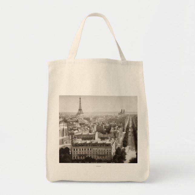 Paris: Aerial View, 1900 Tote Bag (Front)
