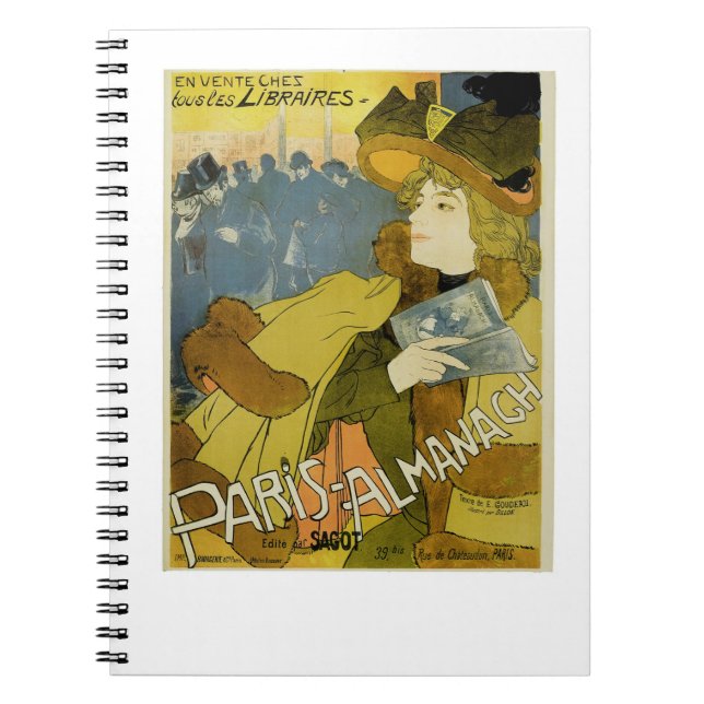 Paris-Almanach Notebook (Front)