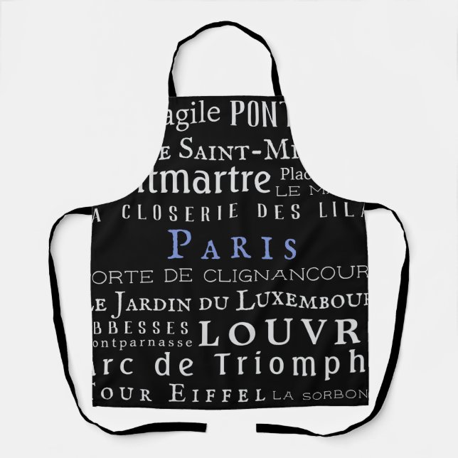 Paris and its landmarks apron (Front)