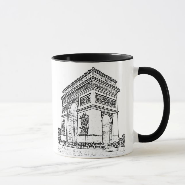 Paris ~ Arc de Triomphe Mug (Right)