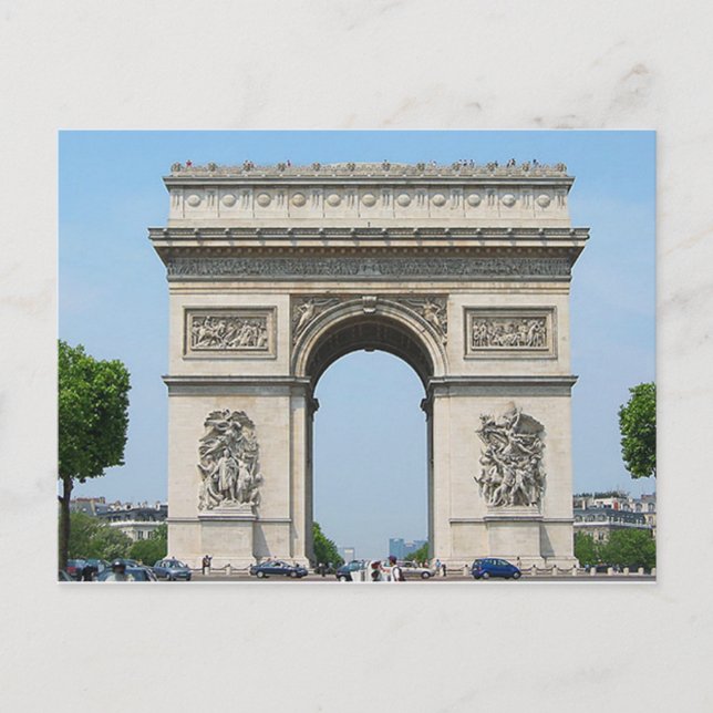 Paris - Arc de Triomphe - Postcard (Front)