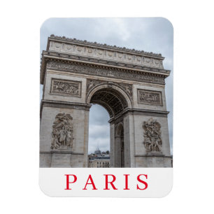 Paris Arc de Triomphe view fridge magnet