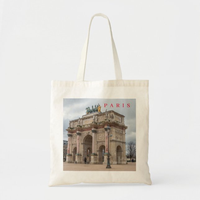 Paris Arc du Carrousel view tote bag (Front)