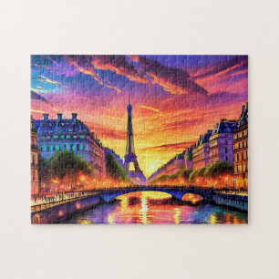 Paris Art 1 Skyline Art Photo Puzzles Paris France