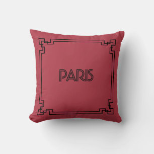 Paris Art Nouveau Art Deco Art Nouveau Cushion