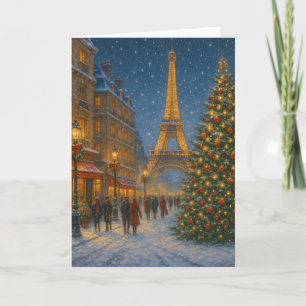 Paris at Christmas Card
