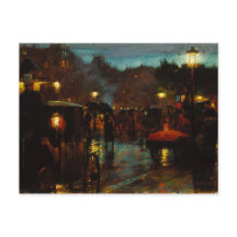 Paris at Night Canvas Print