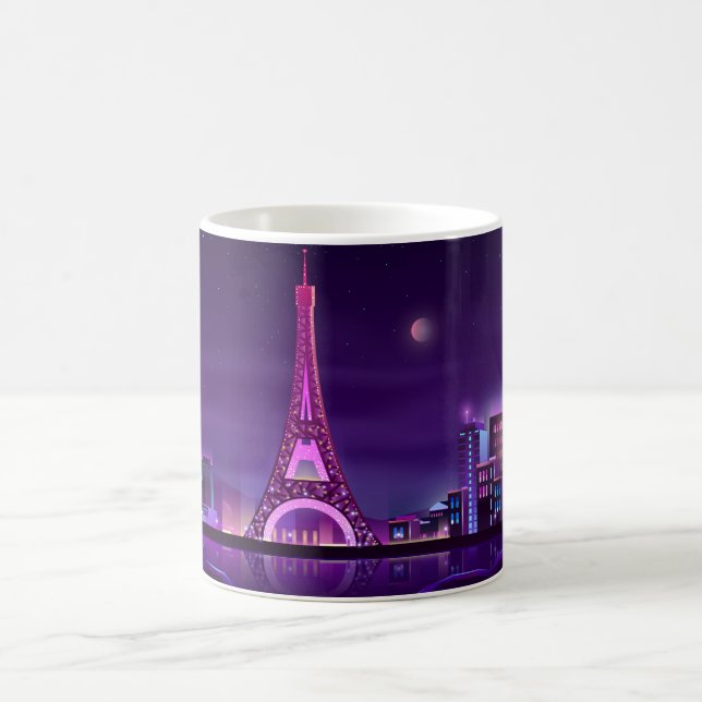 Paris at night coffee mug (Center)