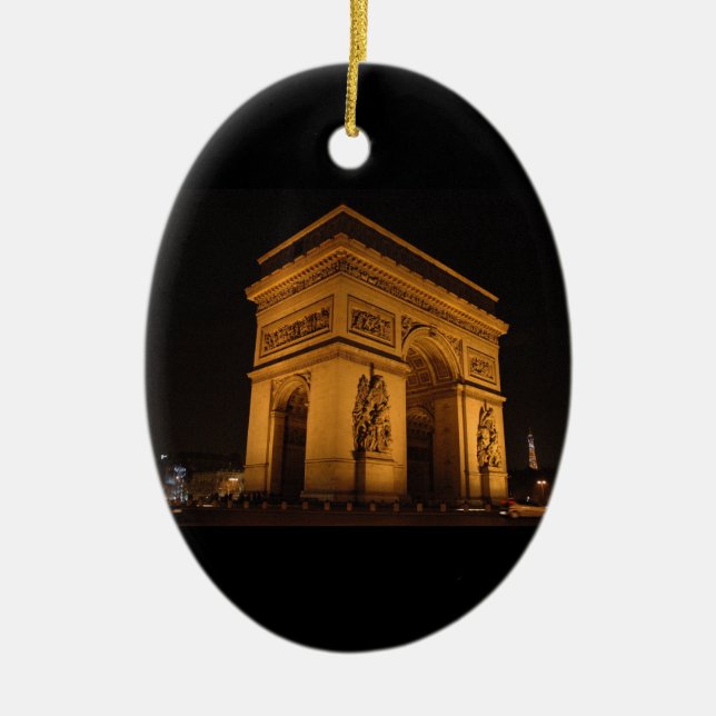Paris at Night Ornament (Front)