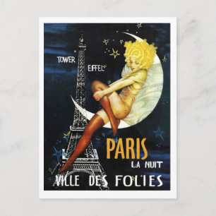 Paris at Night Post Card