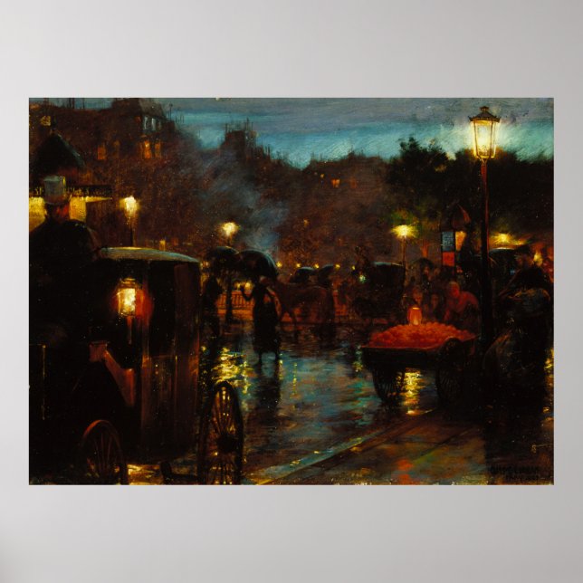 Paris at Night Poster (Front)