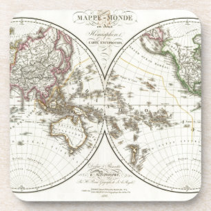 Paris Atlas Map Coaster