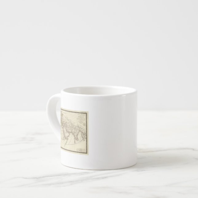 Paris atlas map espresso cup (Front Left)