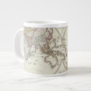 Paris Atlas Map Large Coffee Mug