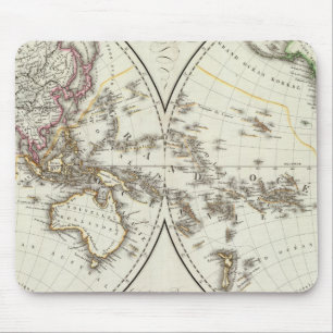 Paris Atlas Map Mouse Mat
