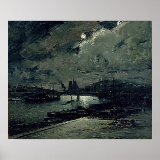 Paris au clair de lune – Frank Myers Boggs Poster (Front)