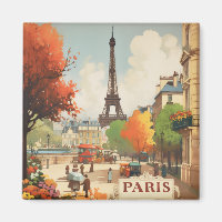Paris Autumn Fridge Travel Memory