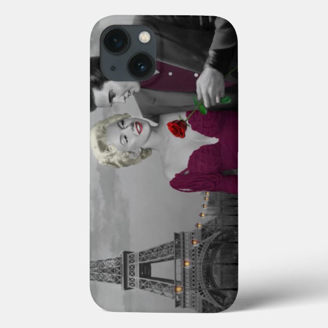 Paris B&W Case-Mate iPhone Case (Back)