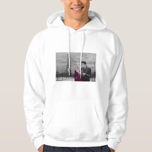 Paris B&W Hoodie (Front)