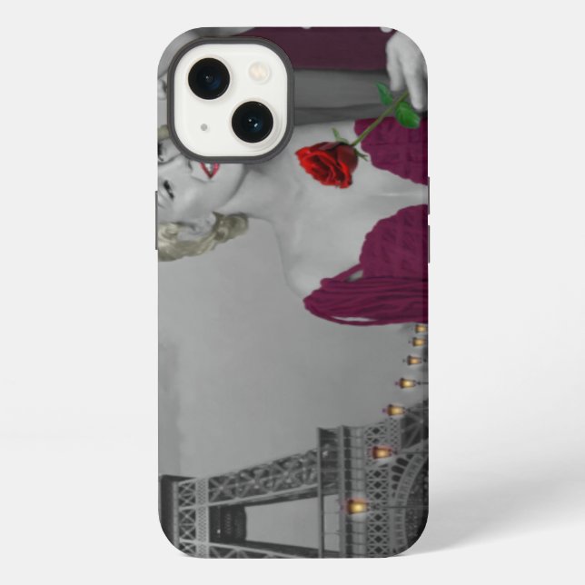 Paris B&W iPhone Case (Back)