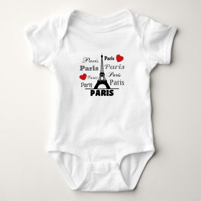 Paris Baby Bodysuit (Front)