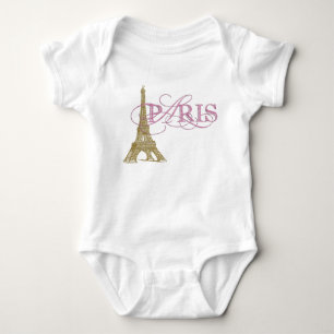 Paris Baby Girl Bodysuit