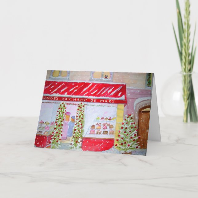 Paris Bakery Holiday Card (Front)