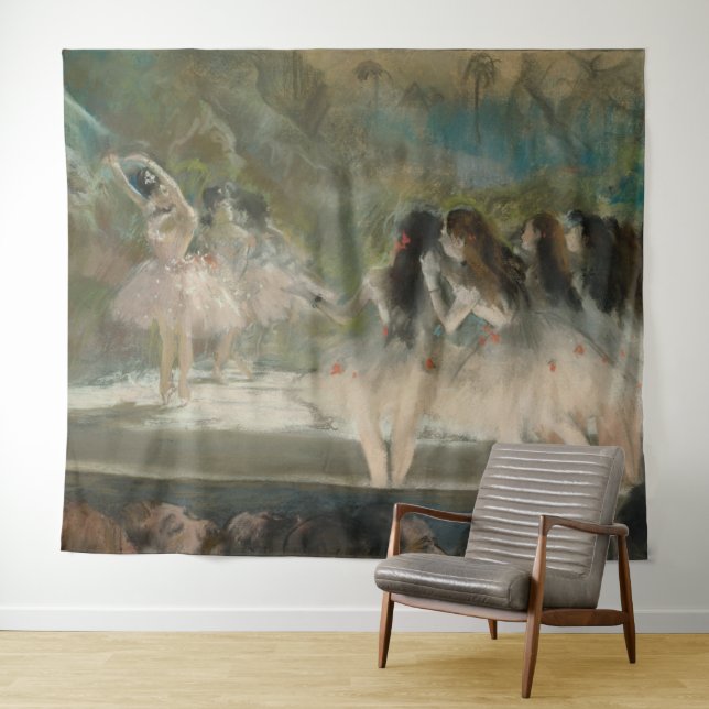 Paris Ballet Fine Art Museum Mural | Wall Tapestry (In Situ (Horizontal))