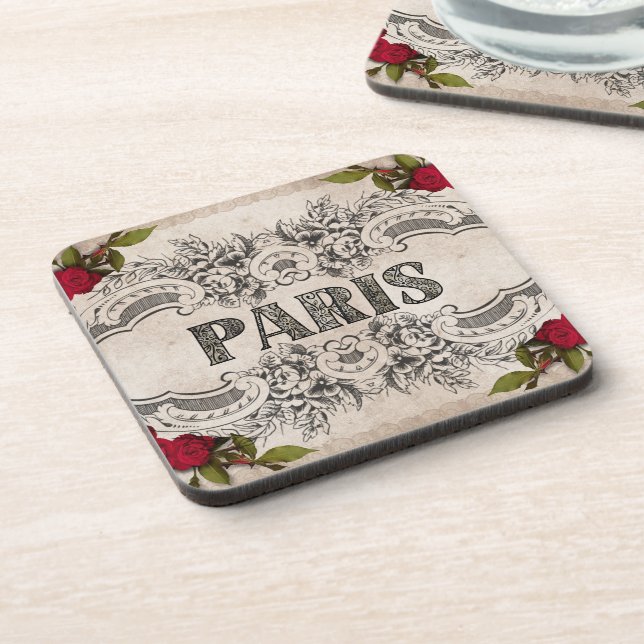 Paris Beverage Coaster (Left Side)