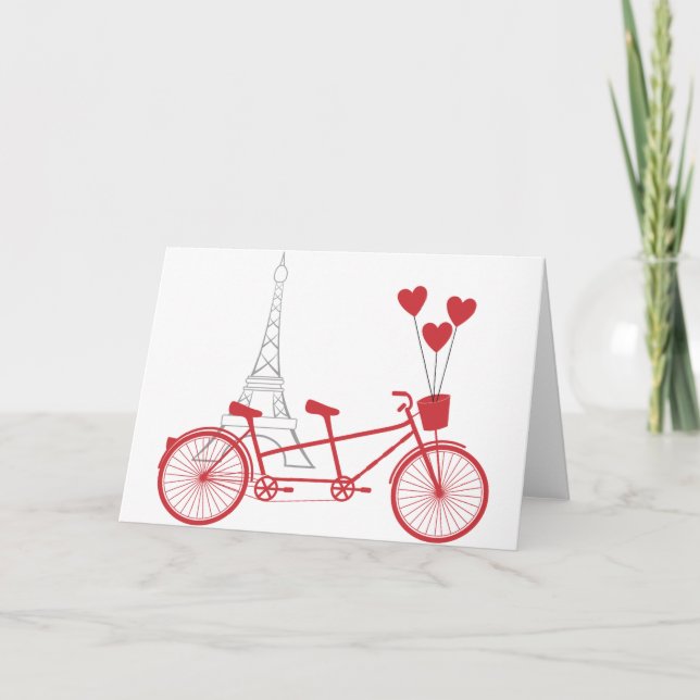 Paris Bicycle Card (Front)