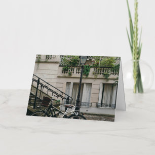 Paris Bike (Paris) Foil Greeting Card