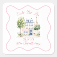 Paris Birthday Parisian Cafe Tea Party