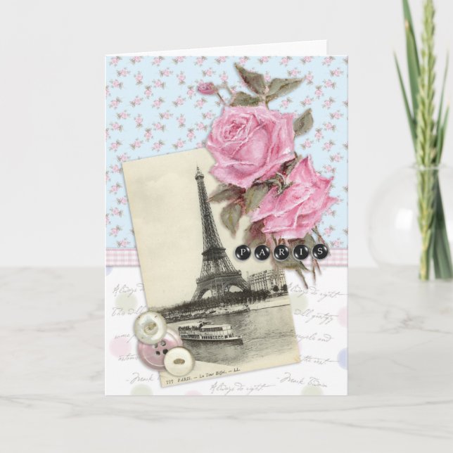 Paris Blooms Card (Front)