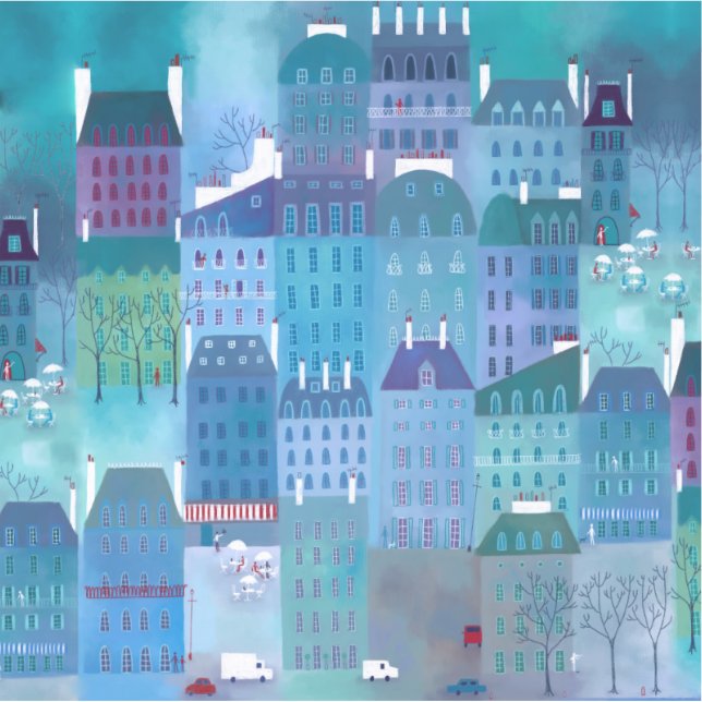 Paris Blues Painting (Front)