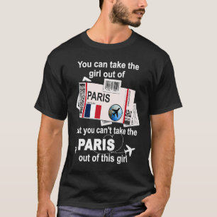 Paris Boarding Pass Paris Girl Paris T-Shirt