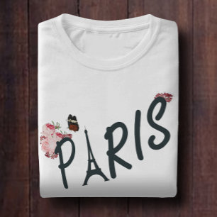 Paris Botanical butterfly T-Shirt
