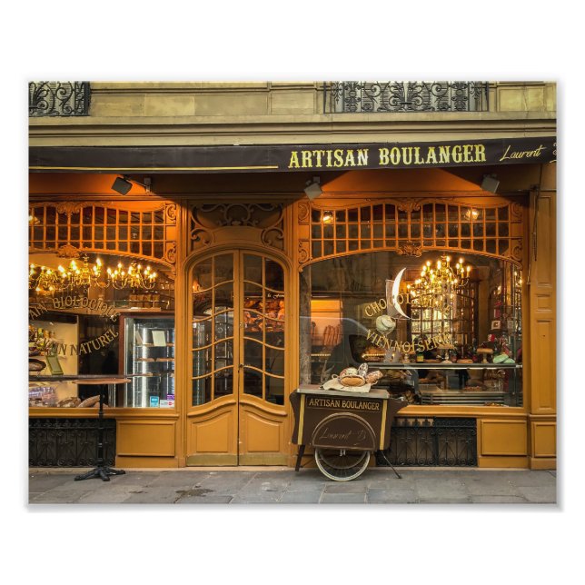 Paris Boulangerie French Bakery Photo Print (Front)