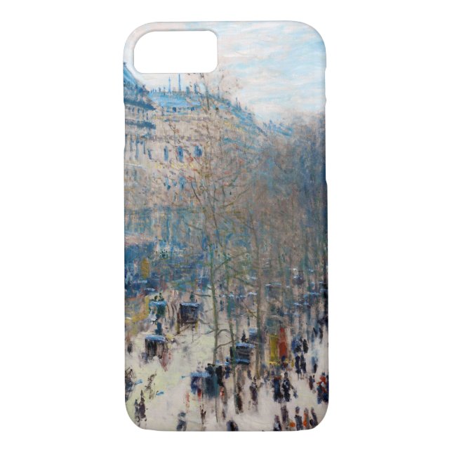 Paris Boulevard, Claude Monet Case-Mate iPhone Case (Back)