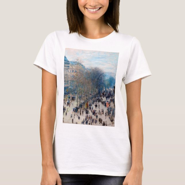Paris Boulevard, Claude Monet T-Shirt (Front)